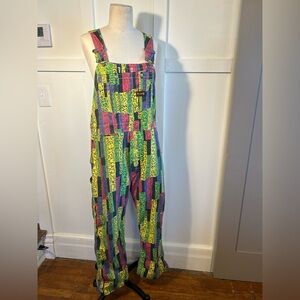 Big Smith RARE vintage  1960’s Mod Overalls Graphic Unique Unisex Festival #0729